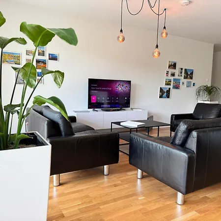 Moderne Am Neckar Mit Grosser Dachterrasse
