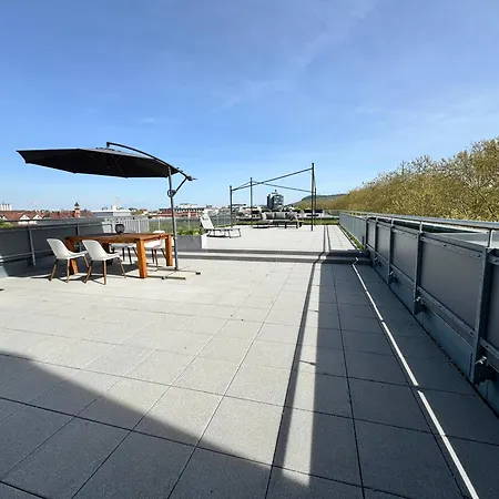 Moderne Am Neckar Mit Grosser Dachterrasse Appartamento Heilbronn