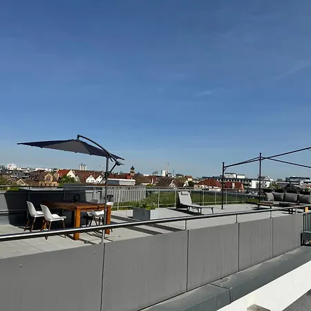 Apartmán Moderne Am Neckar Mit Grosser Dachterrasse Heilbronn